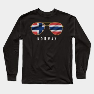 Norway Sunglasses, Norway Flag, Norway gift ,   Norwegian , Long Sleeve T-Shirt